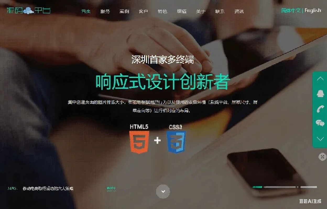 PHP响应式网络建站工作室网站源码- 分享快乐寻梦时光社区